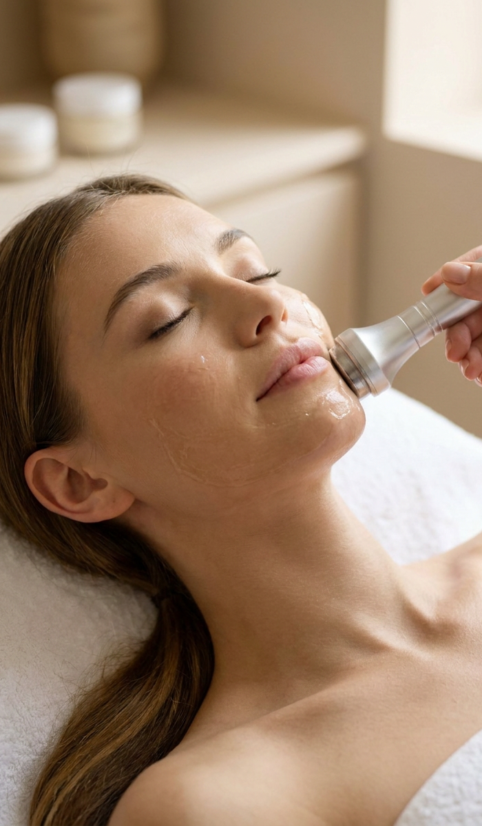 Soin anti-âge visage par radiofréquence