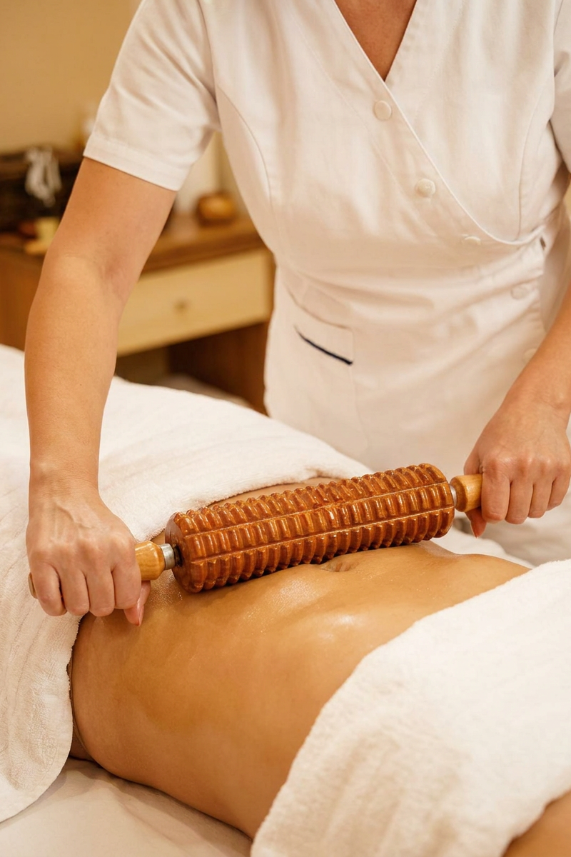Massage aux outils de bois