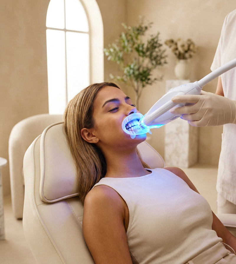 Blanchiment dentaire esthétique à Wettolsheim — Mystique Glow